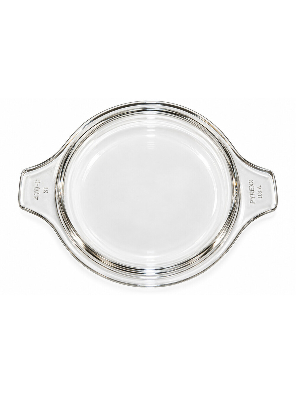 Vintage PYREX 470-C Clear Glass Replacement Lid Casserole Dish USA